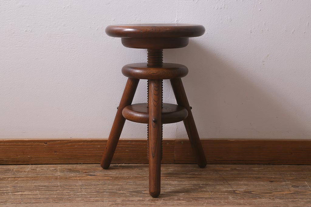 レトロ 職人技 美術品 インテリア ヴィンテージ 木工芸 スツール 椅子 チェア レトロ 職人技 美術品 インテリア ヴィンテージ 木工芸 スツール