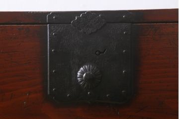 アンティーク家具　和製アンティーク　明治大正期　使いこまれた味わいが魅力の二本松箪笥(重ね箪笥、引き出し、衣装箪笥)(R-042536)