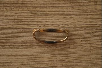 レトロ家具　昭和中期　桐材　引き出し2杯 シンプルな衣装箪笥(和タンス、ローチェスト、テレビ台)(R-042537)