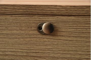 レトロ家具　昭和中期　桐材　引き出し2杯 シンプルな衣装箪笥(和タンス、ローチェスト、テレビ台)(R-042537)