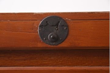 アンティーク家具　明治大正期　ヒノキ材　春慶塗が美しい重ね高山箪笥(重ね箪笥、衣装箪笥、引き出し、チェスト、時代箪笥)(R-042540)