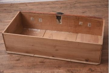 アンティーク家具　明治期　重厚感漂う金具が印象的な時代箪笥(和箪笥、収納棚、戸棚、サイドボード、テレビボード)(R-042543)