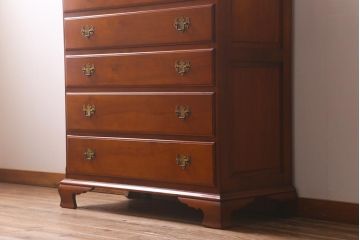 中古　横浜ダニエル(daniel)　A-103　エレガントな意匠が素敵な整理タンス(チェスト、引き出し)(定価約60万)(R-042548)