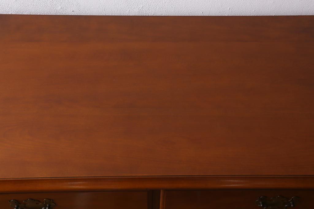 中古　横浜ダニエル(daniel)　A-103　エレガントな意匠が素敵な整理タンス(チェスト、引き出し)(定価約60万)(R-042548)