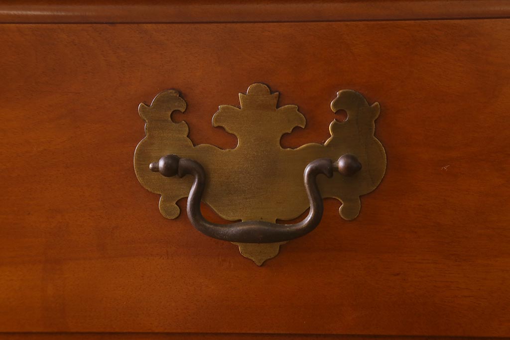 中古　横浜ダニエル(daniel)　A-103　エレガントな意匠が素敵な整理タンス(チェスト、引き出し)(定価約60万)(R-042548)