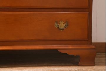 中古　横浜ダニエル(daniel)　A-103　エレガントな意匠が素敵な整理タンス(チェスト、引き出し)(定価約60万)(R-042548)