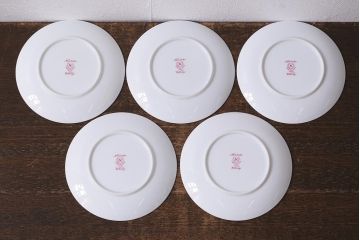アンティーク雑貨　昭和レトロ　ノリタケ(Noritake)　若杉シリーズ　カップ&ソーサー5客(シュガーポット、シュガースプーン)(R-042570)