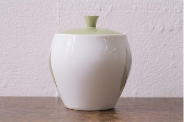 アンティーク雑貨　昭和レトロ　ノリタケ(Noritake)　若杉シリーズ　カップ&ソーサー5客(シュガーポット、シュガースプーン)(R-042570)