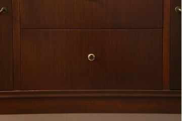 ヴィンテージ家具　Vanson　チーク材　北欧スタイルにもぴったりなイギリスビンテージのサイドボード(リビングボード)(R-042589)