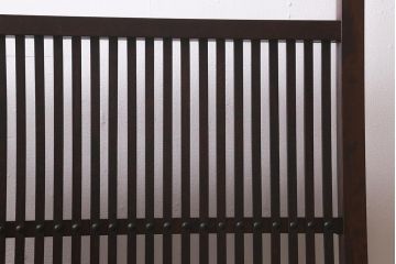 中古　松本民芸家具　和の風情を演出する上品な佇まいの衝立(つい立て、パーテーション)(R-042590)