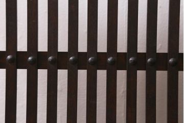 中古　松本民芸家具　和の風情を演出する上品な佇まいの衝立(つい立て、パーテーション)(R-042590)