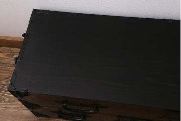和製アンティーク　明治大正期　前面ケヤキ材　刀箪笥をリメイクしたサイドボード(リビングボード、チェスト、収納棚、テレビボード)(R-042596)