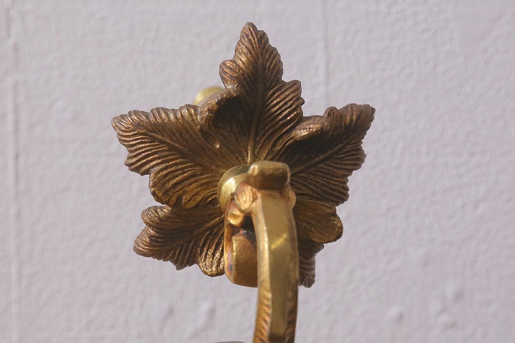 ヴィンテージ照明　フランス　キャンドルスタンド型　エレガントなデザインのテーブルランプ(スタンドライト、卓上照明、ビンテージ)(R-042615)