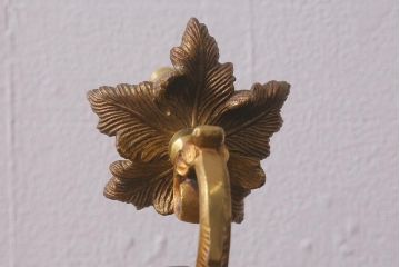 ヴィンテージ照明　フランス　キャンドルスタンド型　エレガントなデザインのテーブルランプ(スタンドライト、卓上照明、ビンテージ)(R-042615)