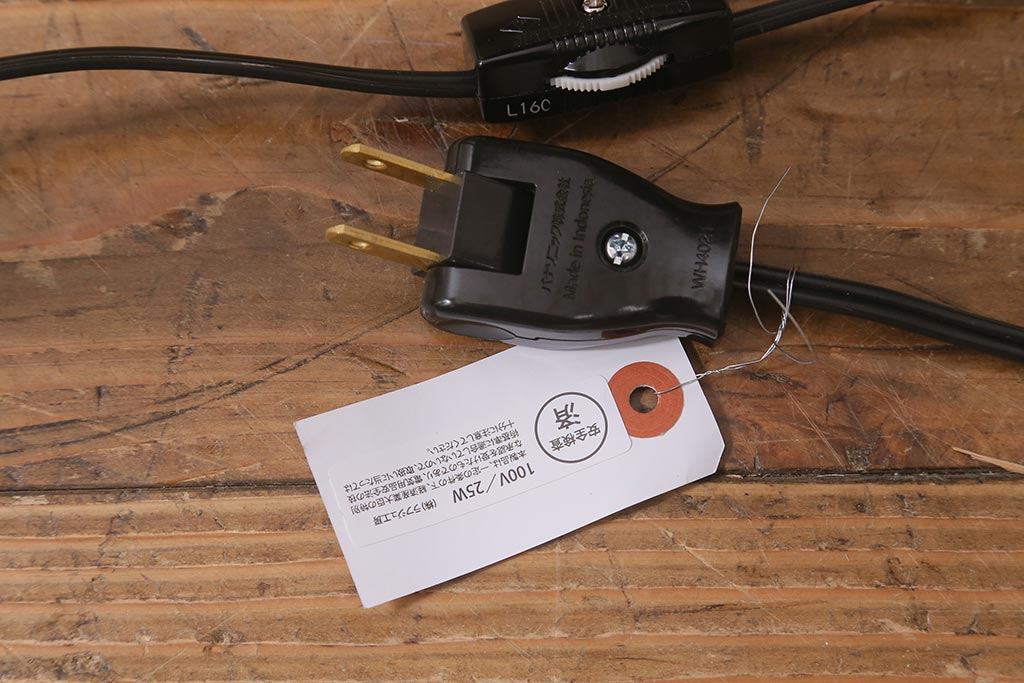 アンティーク照明　昭和初期　ガスランプリメイク　レトロな雰囲気が魅力のテーブルランプ(スタンドライト、卓上照明)(R-042617)