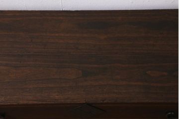 アンティーク家具　明治期　新潟産　上手物!　総桐材　金具が立派な刀箪笥(箪笥ローボード、ローチェスト、引き出し、桐箪笥、桐たんす)(R-042620)