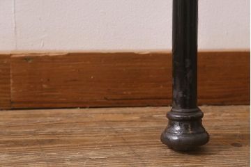 アンティーク家具　フランスアンティーク　シングルサイズ　真鍮　お洒落なアイアンベッドフレーム(R-042622)
