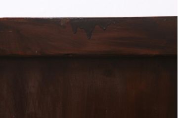 中古　伝統工芸　鎌倉彫り　桜・雉(キジ)　衝立(パーテーション、つい立て)(R-042641)