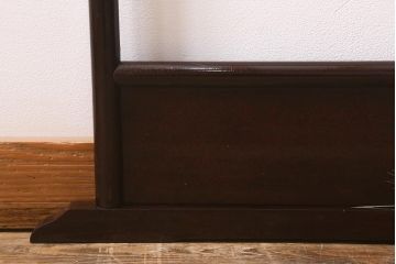アンティーク雑貨　昭和中期　フック付き　和の風情あふれる二つ折り衣桁(ハンガーラック、着物掛け)(R-042642)