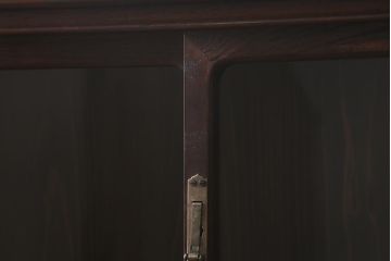アンティーク家具　和製アンティーク　栗材　大正ロマン　落ち着いた大人の雰囲気漂う重ね戸棚(収納棚、食器棚、本箱)(R-042643)
