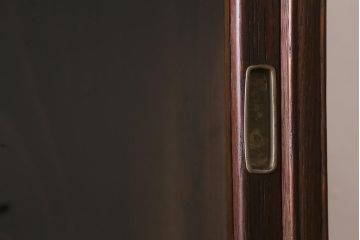 アンティーク家具　和製アンティーク　栗材　大正ロマン　落ち着いた大人の雰囲気漂う重ね戸棚(収納棚、食器棚、本箱)(R-042643)
