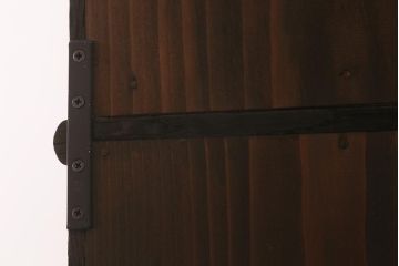 アンティーク家具　和製アンティーク　栗材　大正ロマン　落ち着いた大人の雰囲気漂う重ね戸棚(収納棚、食器棚、本箱)(R-042643)