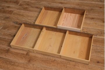 和製アンティーク　昭和初期　くすんだ取っ手が素敵な小引き出し(卓上収納、小物収納)(R-042653)