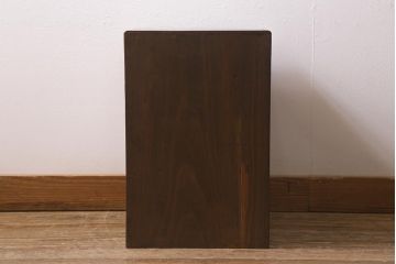 和製アンティーク　昭和初期　くすんだ取っ手が素敵な小引き出し(卓上収納、小物収納)(R-042653)