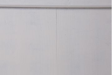 アンティーク建具　明治大正期　ペイント　バイカラーのお洒落な板戸2枚セット(引き戸、建具、帯戸)(R-042654)