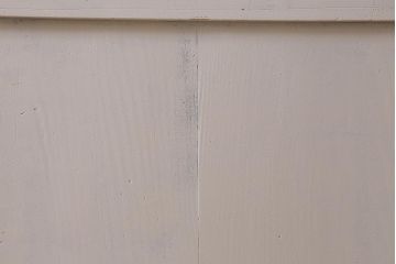 アンティーク建具　明治大正期　ペイント　バイカラーのお洒落な板戸2枚セット(引き戸、建具、帯戸)(R-042654)