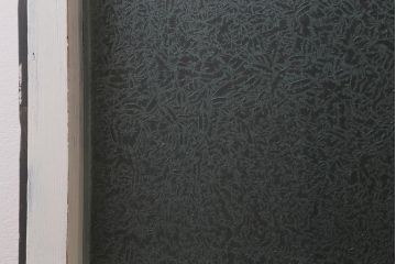 アンティーク建具　昭和初期　結霜ガラス　明るく爽やかな雰囲気のガラス戸2枚セット(引き戸、建具)(R-042655)