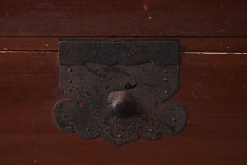 アンティーク家具　明治期　ヒノキ材　和の風情漂う重ねタンス(衣装箪笥、引き出し)(R-042661)