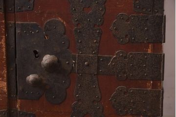 アンティーク家具　明治期　ヒノキ材　和の風情漂う重ねタンス(衣装箪笥、引き出し)(R-042661)