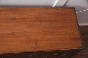 アンティーク家具　明治期　ヒノキ材　和の風情漂う重ねタンス(衣装箪笥、引き出し)(R-042661)