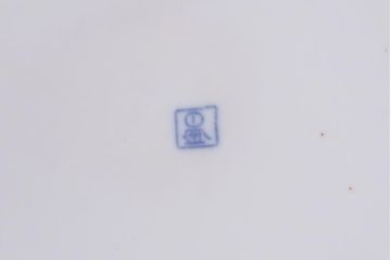 アンティーク雑貨　昭和初期　オールドノリタケ(則武、日陶)　ブルーローズ　火鉢(手あぶり、鉢カバー、傘立て)(R-042671)