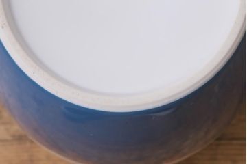 アンティーク雑貨　昭和初期　オールドノリタケ(則武、日陶)　ブルーローズ　火鉢(手あぶり、鉢カバー、傘立て)(R-042672)