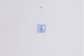 アンティーク雑貨　昭和初期　オールドノリタケ(則武、日陶)　ブルーローズ　火鉢(手あぶり、鉢カバー、傘立て)(R-042672)