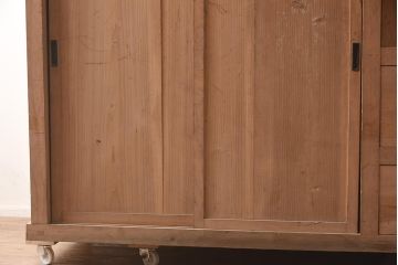 アンティーク家具　昭和初期期　ヒノキ材　上品な和の雰囲気が魅力の階段箪笥(時代箪笥)(R-042680)