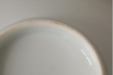 アンティーク雑貨　明治大正期　伊万里焼山水図染付向付2点セット(小皿、和食器)(R-042692)