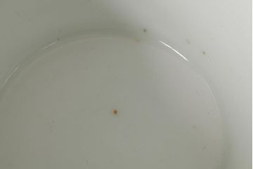 古民具・骨董　明治大正期　伊万里焼　染付蕎麦猪口2個セット(そば猪口、和食器)(R-042694)