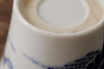 古民具・骨董 明治大正期 伊万里焼 染付蕎麦猪口3個セット(そば猪口、和食器)(R-042695)