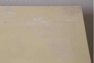 ビンテージ家具　柔らかいペイントカラーのレトロなキャビネット(戸棚、収納棚)(R-042705)