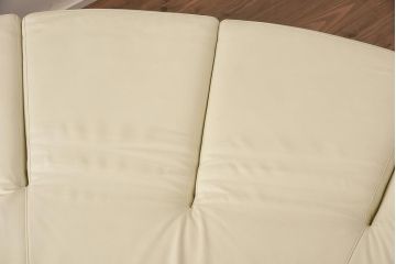 展示品　IDC大塚家具　edra(エドラ)　フラップ　革 クリームホワイト　ソファ(カウチソファ)(定価約400万円)(R-042713)