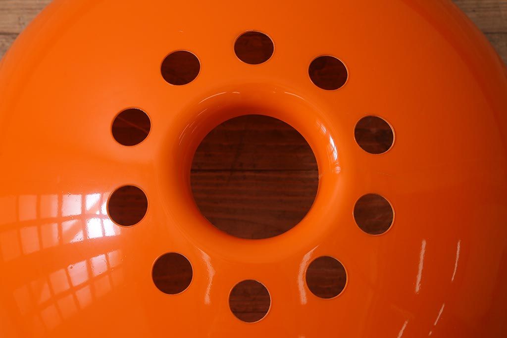 ヴィンテージ照明　三菱電機　レトロポップなデザインが魅力のペンダントライト(天井照明、ビンテージ)(R-042717)