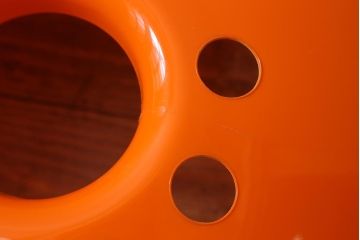 ヴィンテージ照明　三菱電機　レトロポップなデザインが魅力のペンダントライト(天井照明、ビンテージ)(R-042717)