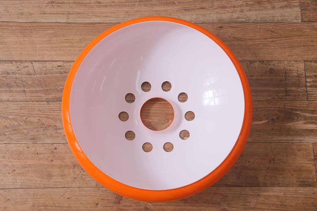 ヴィンテージ照明　三菱電機　レトロポップなデザインが魅力のペンダントライト(天井照明、ビンテージ)(R-042717)