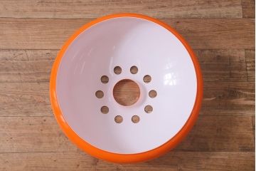 ヴィンテージ照明　三菱電機　レトロポップなデザインが魅力のペンダントライト(天井照明、ビンテージ)(R-042717)