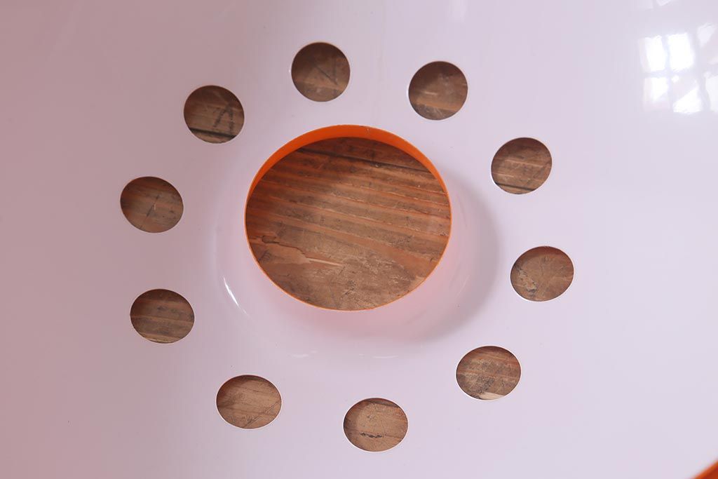 ヴィンテージ照明　三菱電機　レトロポップなデザインが魅力のペンダントライト(天井照明、ビンテージ)(R-042717)