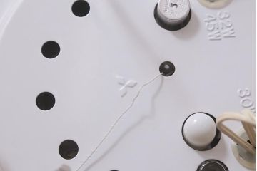 ヴィンテージ照明　三菱電機　レトロポップなデザインが魅力のペンダントライト(天井照明、ビンテージ)(R-042717)