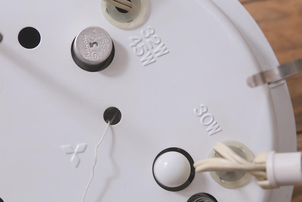 ヴィンテージ照明　三菱電機　レトロポップなデザインが魅力のペンダントライト(天井照明、ビンテージ)(R-042717)